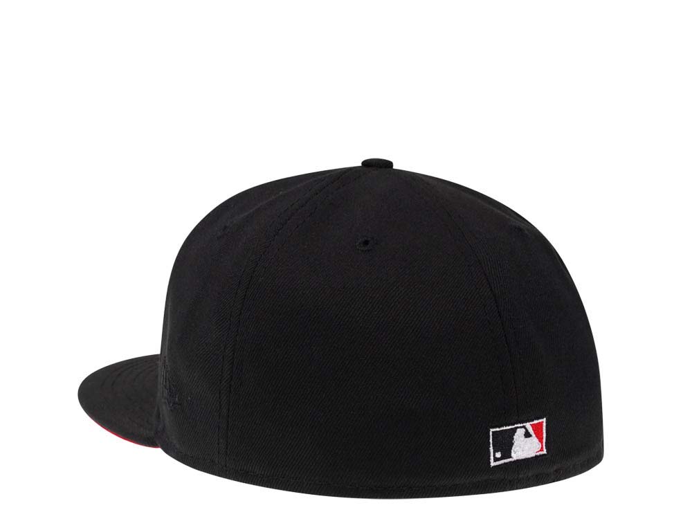 New Era Seattle Mariners 30th Anniversary Black and Red Prime Edition 59Fifty Fitted Cap