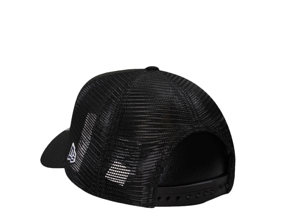 New Era Boston Red Sox Black Trucker A Frame 9Forty Snapback Cap