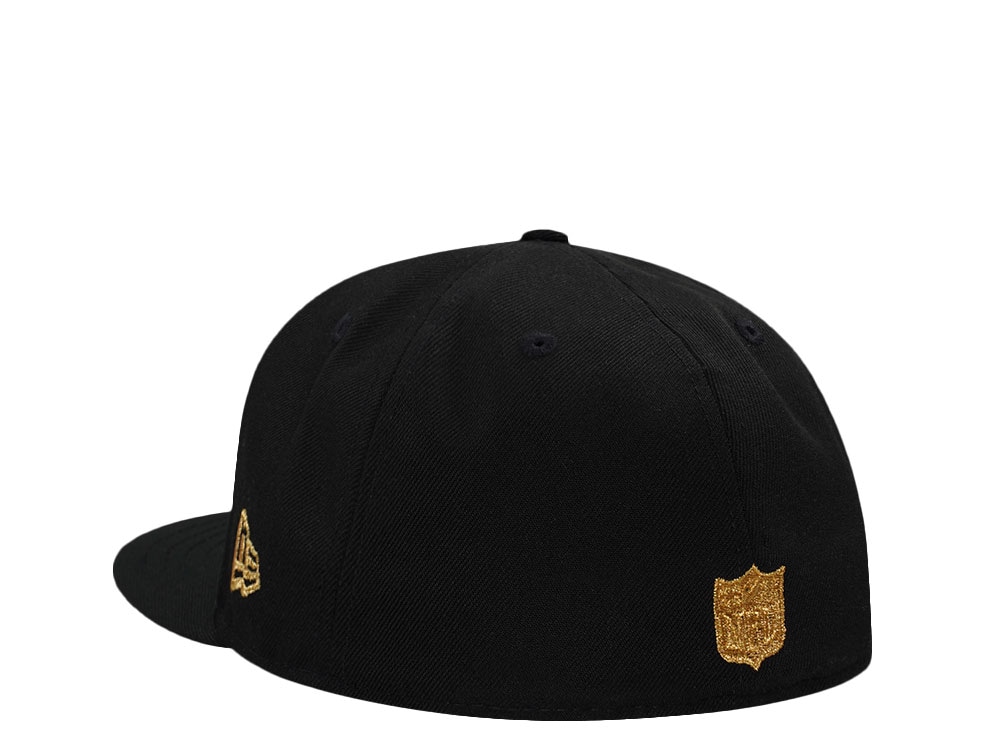 New Era Tampa Bay Buccaneers Super Bowl Champions 2023 Black 24k Edition 59Fifty Fitted Cap