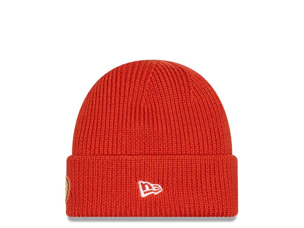 New Era Anaheim Ducks Skull Knit Orange Mütze