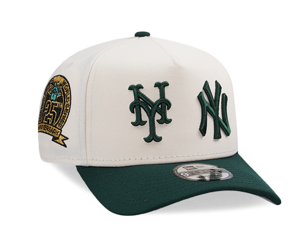 New Era New York Yankees New York Mets Chrome Two Tone Edition 9Forty A Frame Snapback Cap