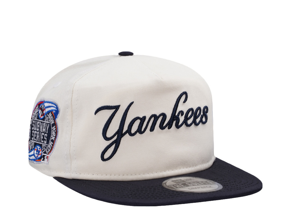 New Era New York Yankees Subway Series 2000 Chrome Two Tone Edition Golfer Snapback Cap