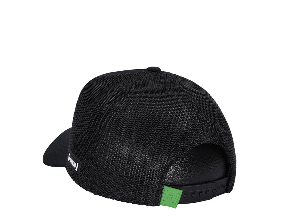Capslab Rick and Morty Pickle Rick Trucker Snapback Cap