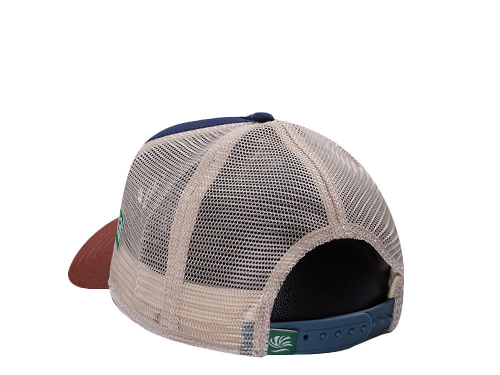 Djinns HFT Headwear Supply Navy Coastal Edition Trucker Snapback Cap