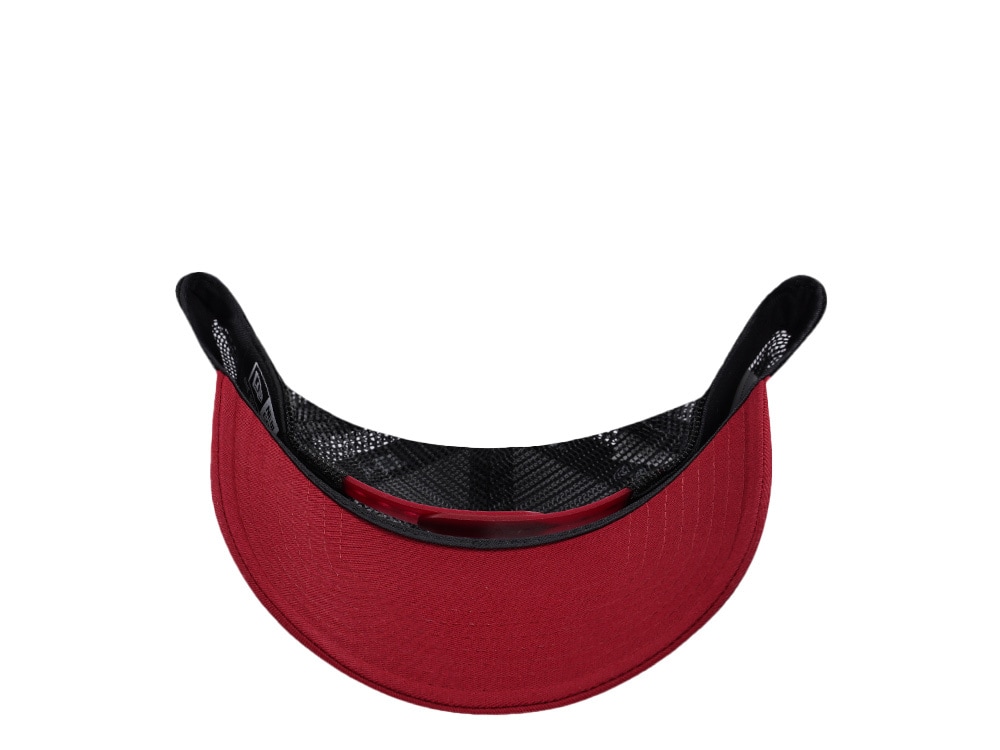 New Era AS Roma Tonal Maroon Edition 9Forty A Frame Trucker Snapback Cap