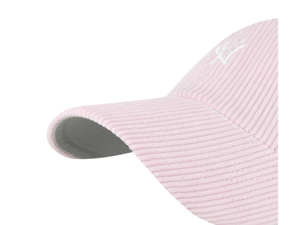 47 Brand New York Yankees Corduroy Pink Base Runner Clean Up Strapback Cap