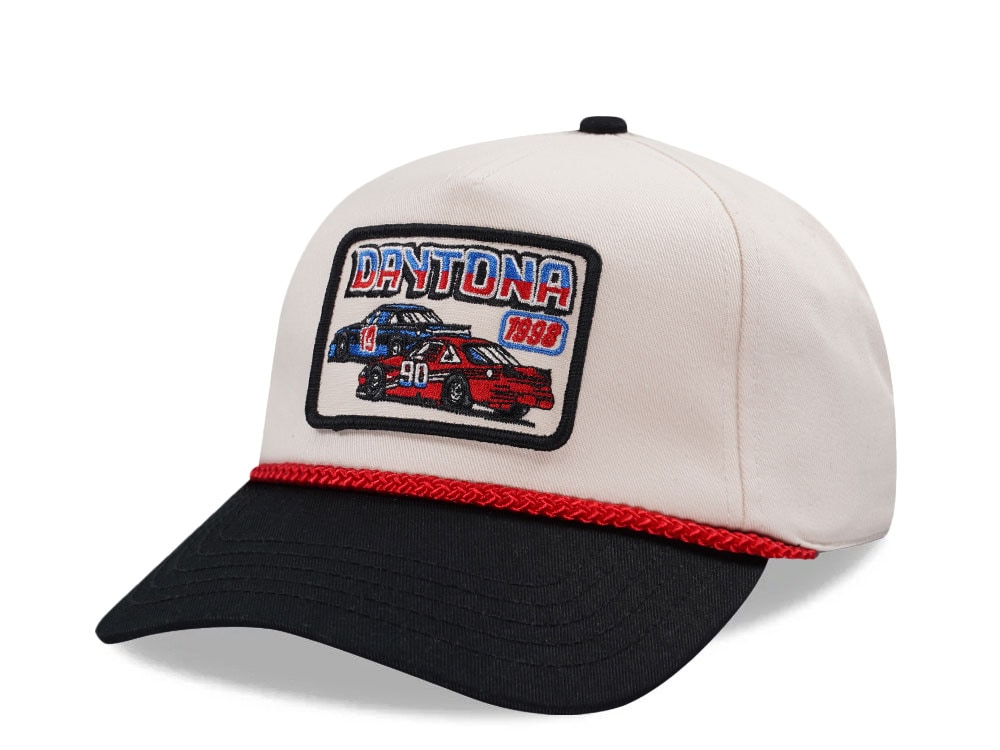 American Needle Daytona Roscoe White Snapback Cap
