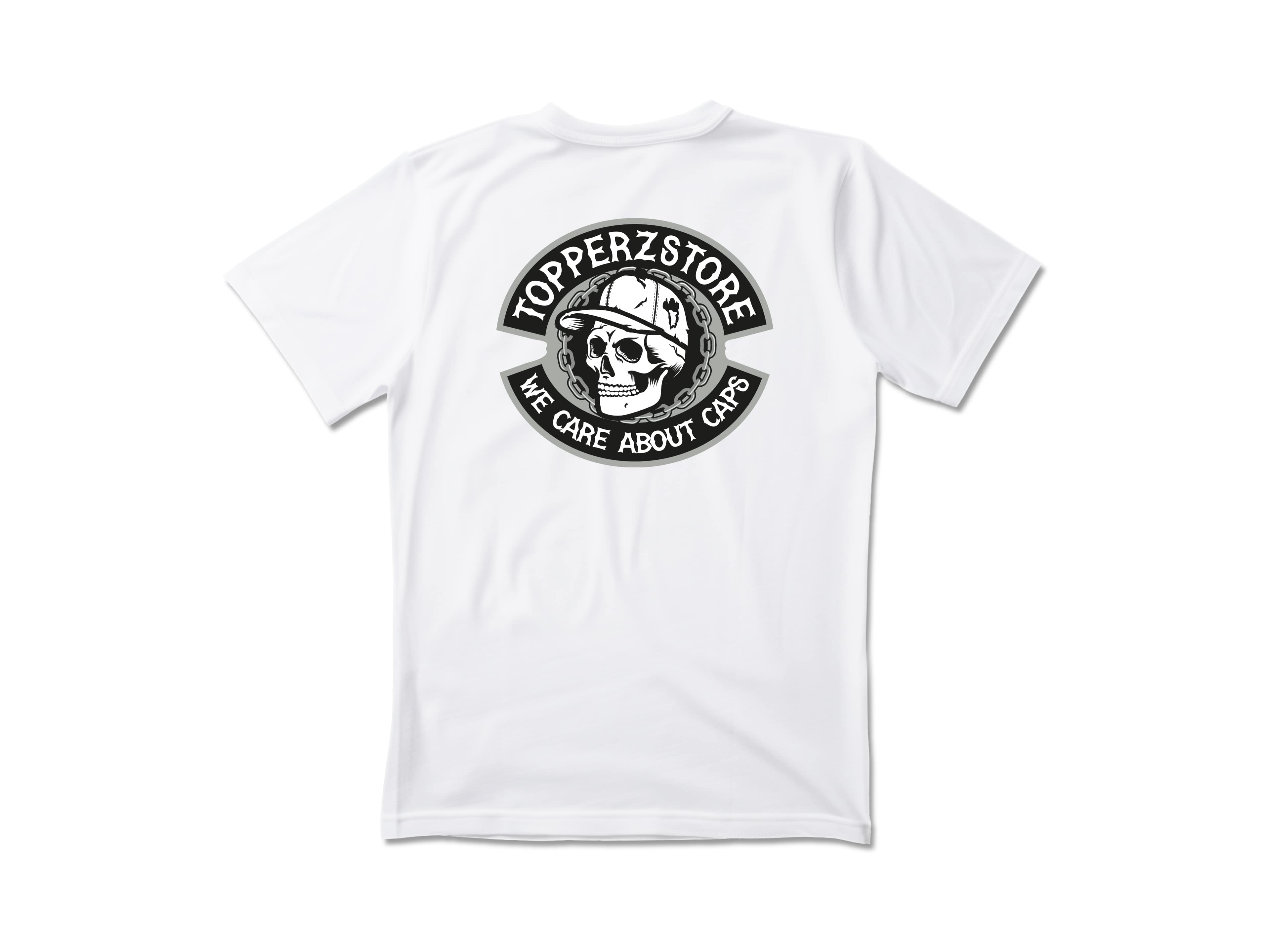 Parallel Union Family T-Shirt We Care about Caps White Skull Oversize Edition