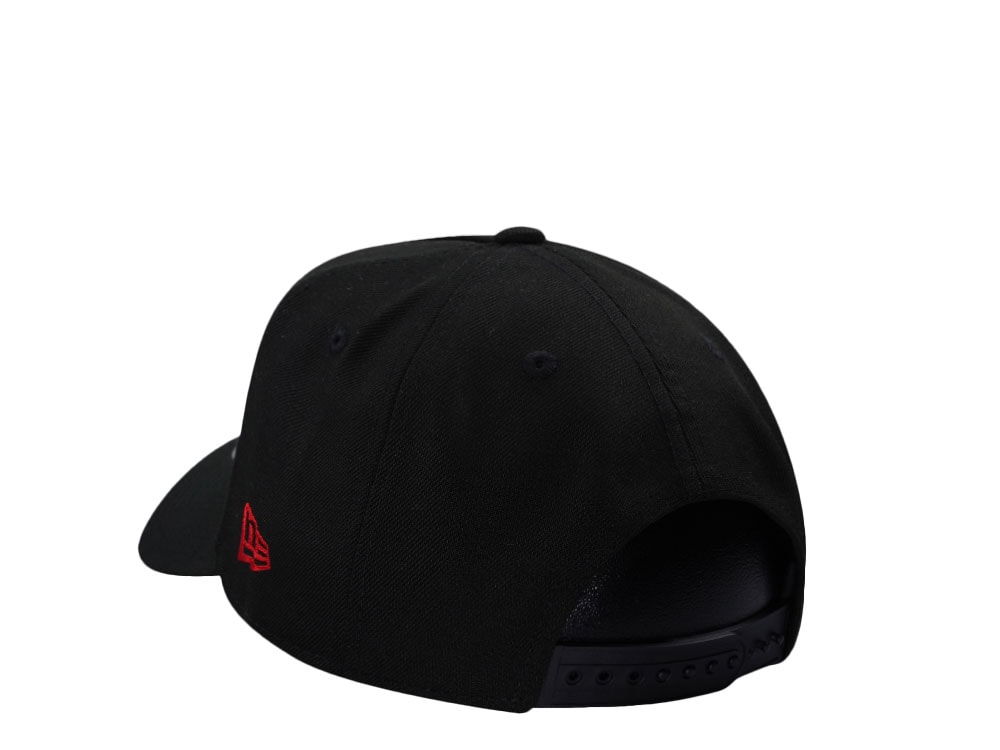 New Era Chicago Bulls Back To Back World Champions Black Prime Edition 9Forty A Frame Snapback Cap