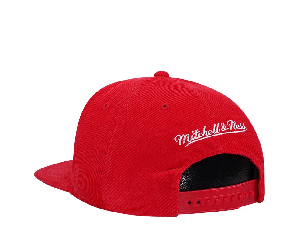 Mitchell & Ness Miami Heat Red Cord Hardwood Classic Snapback Cap