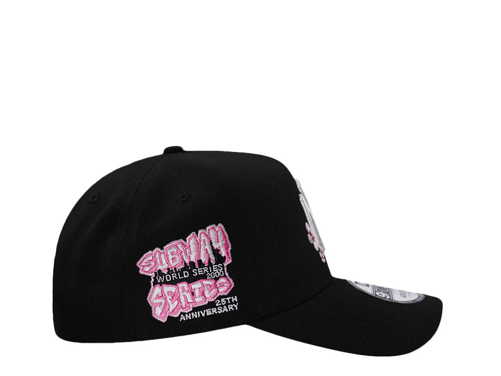 New Era New York Yankees Subway Series Sakura Black Prime Edition 9Forty A Frame Snapback Cap