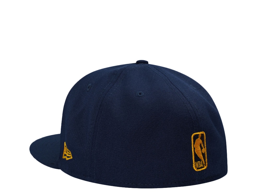 New Era Indiana Pacers Oceanside Blue Script Prime Edition 59Fifty Fitted Cap