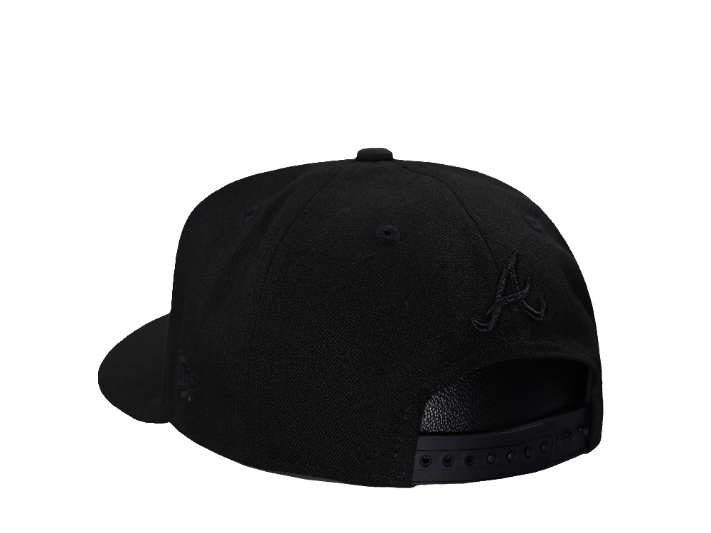 New Era Atlanta Braves 150th Anniversary Flame Black Prime Edition 9Fifty A Frame Snapback Cap