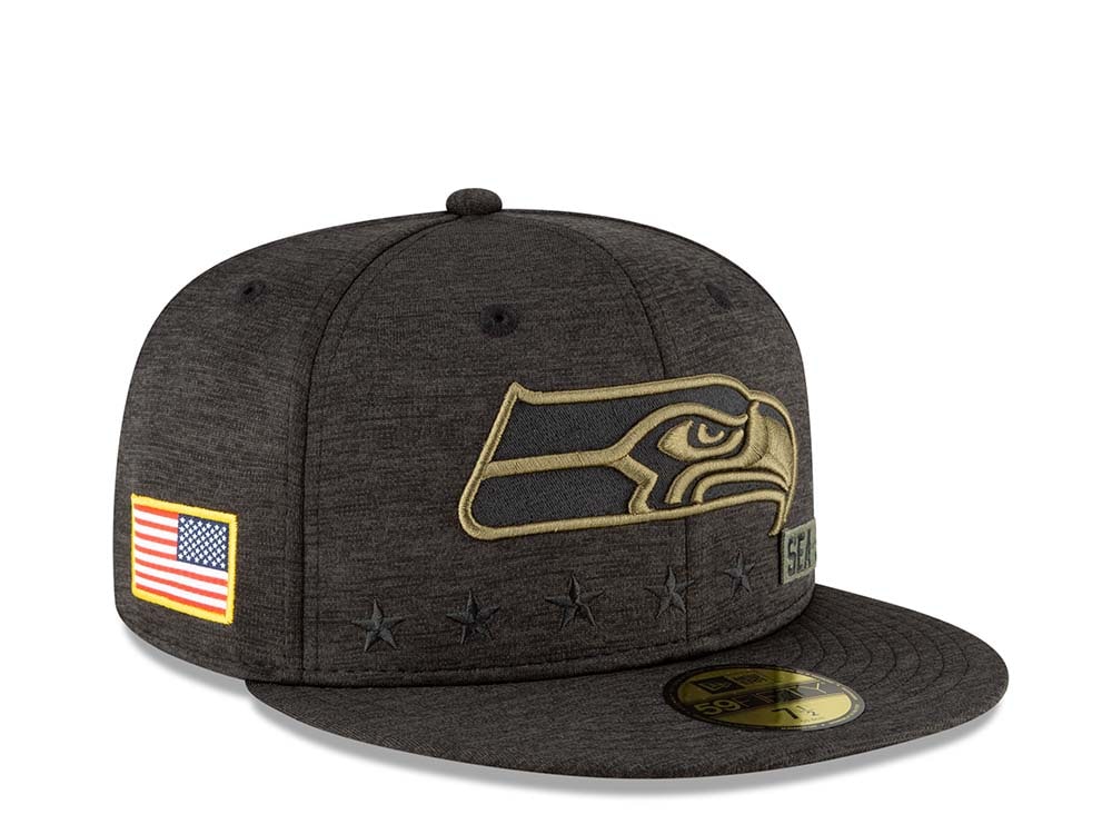 New Era Seattle Seahawks Salute to Service 2020 Fitted 59Fifty Cap