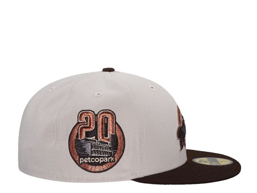 New Era San Diego Padres 20 Years Stone Copper Two Tone Edition 59Fifty Fitted Cap