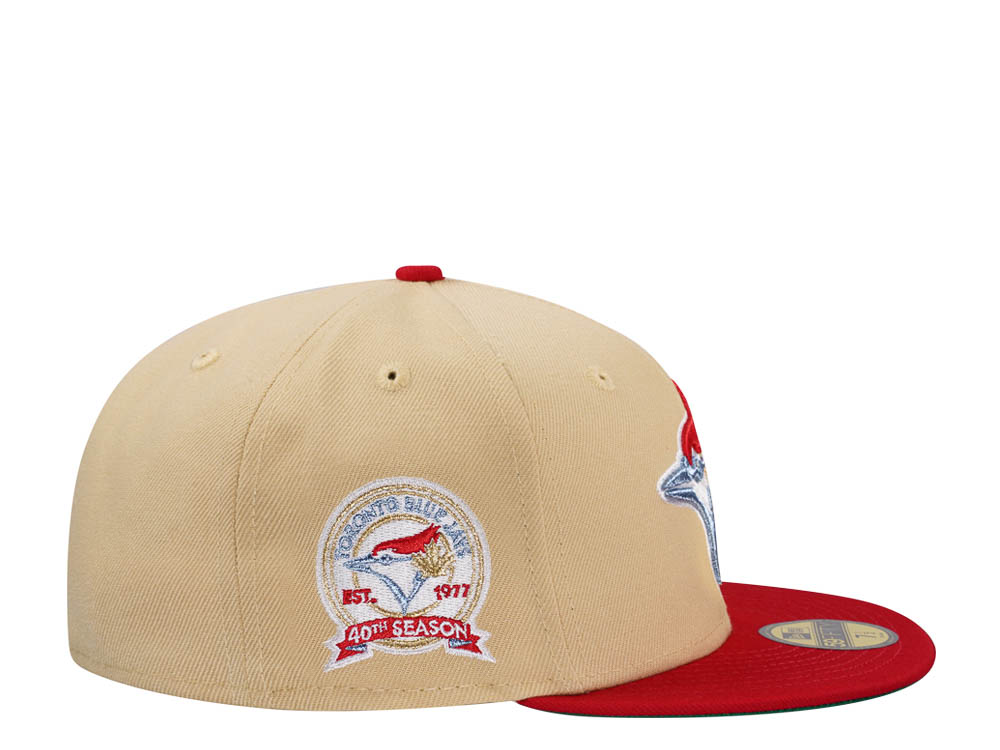 New Era Toronto Blue Jays 40th Anniversary Vegas Throwback Two Tone Edition 59Fifty Fitted Cap