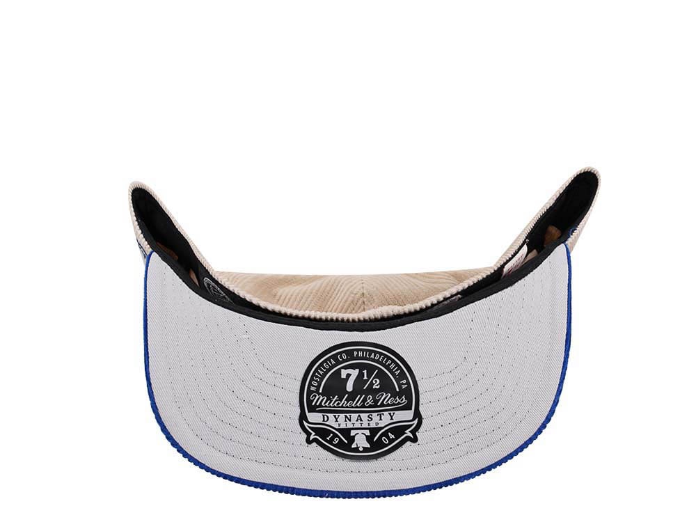 Mitchell & Ness Toronto Maple Leafs 75th Anniversary Two Tone Cord Edition Dynasty Fitted Cap