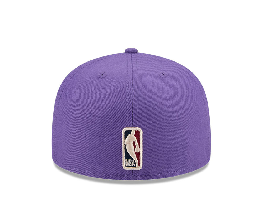 New Era Los Angeles Lakers HWC 50th Anniversary Purple 59Fifty Fitted Cap