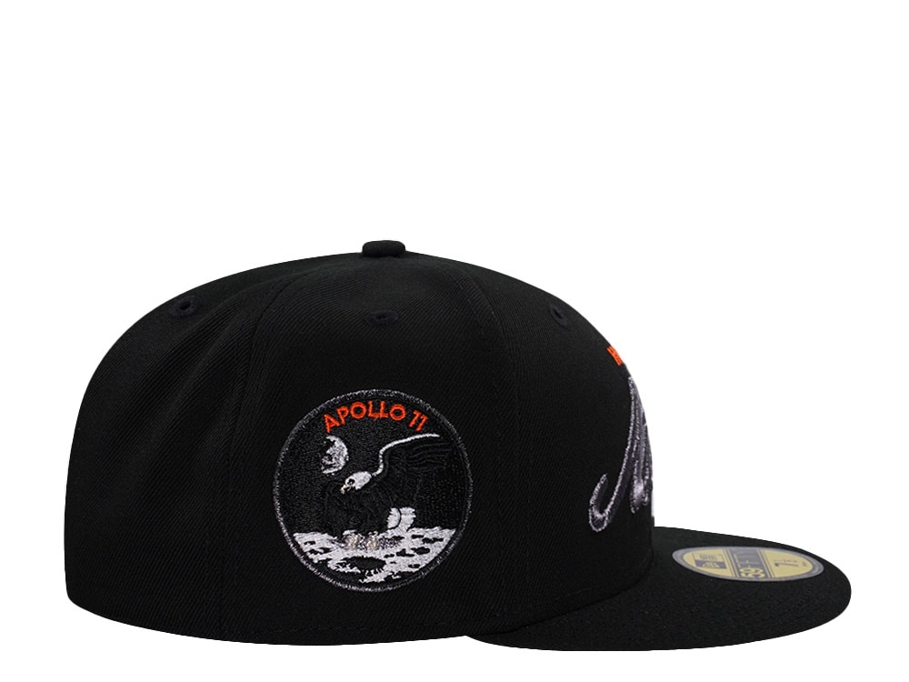 New Era Houston Astros Apollo Black Prime Edition 59Fifty Fitted Cap