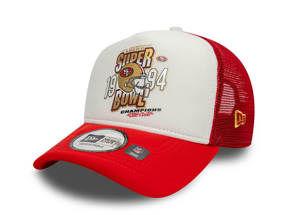 New Era San Francisco 49ers Super Bowl 1994 Two Tone 9Forty A Frame Trucker Snapback Cap