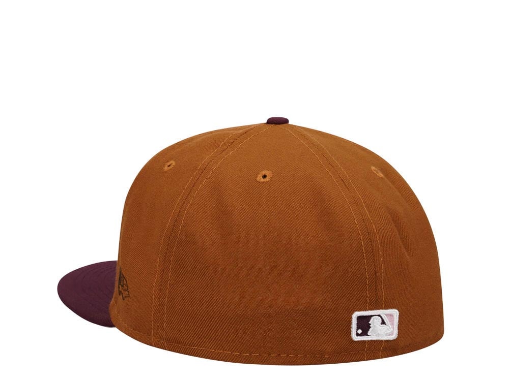 New Era Colorado Rockies All Star Game 2021 Peanut Butter Glace Two Tone Edition 59Fifty Fitted Cap