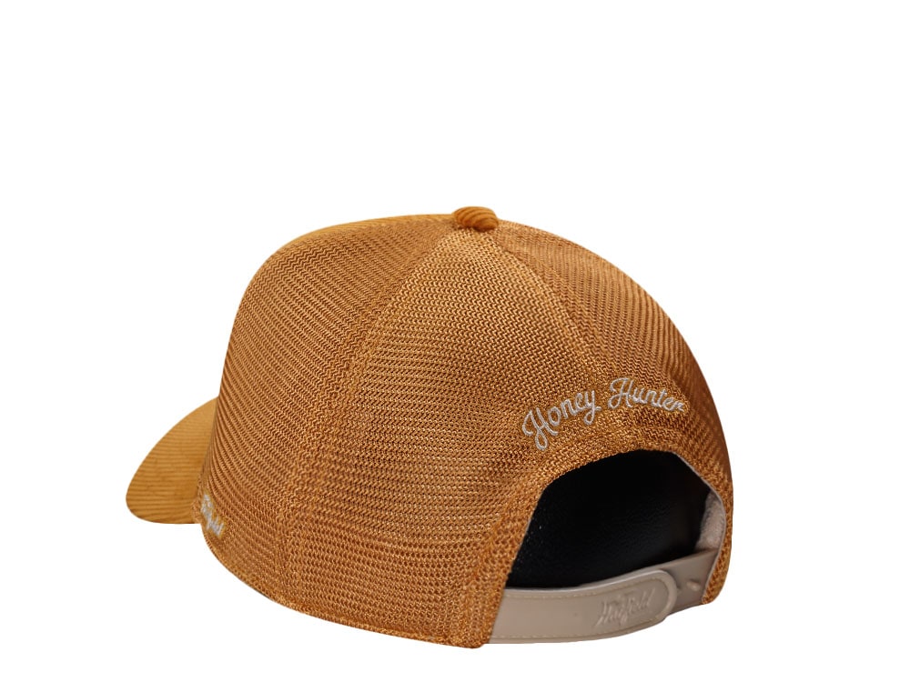 Hatfield Bear Honey Hunter Brown Corduroy Trucker Snapback Cap
