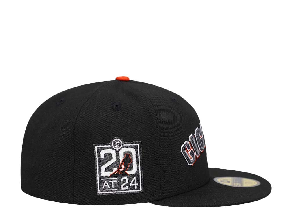 New Era San Francisco Giants 20 AT 24 Gigantes Black Pearl Edition 59Fifty Fitted Cap