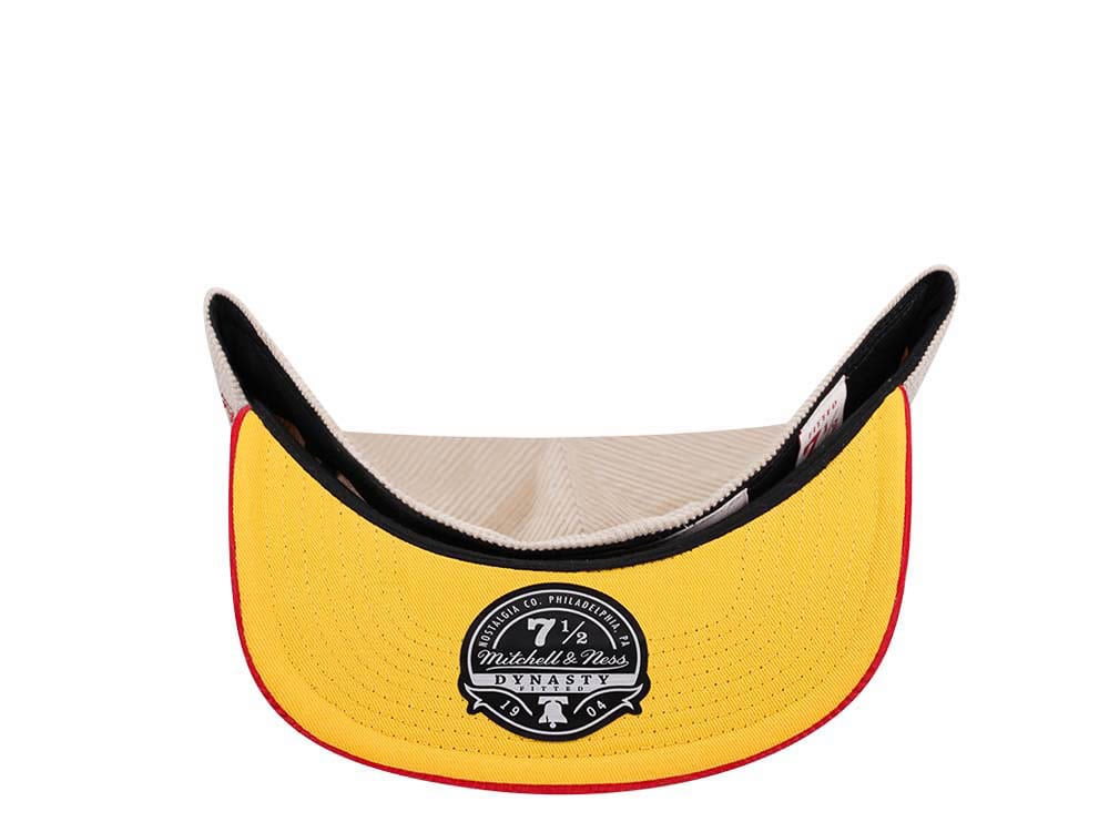 Mitchell & Ness Houston Rockets All Star 1989 Two Tone Hardwood Classic Cord Edition Dynasty Fitted Cap