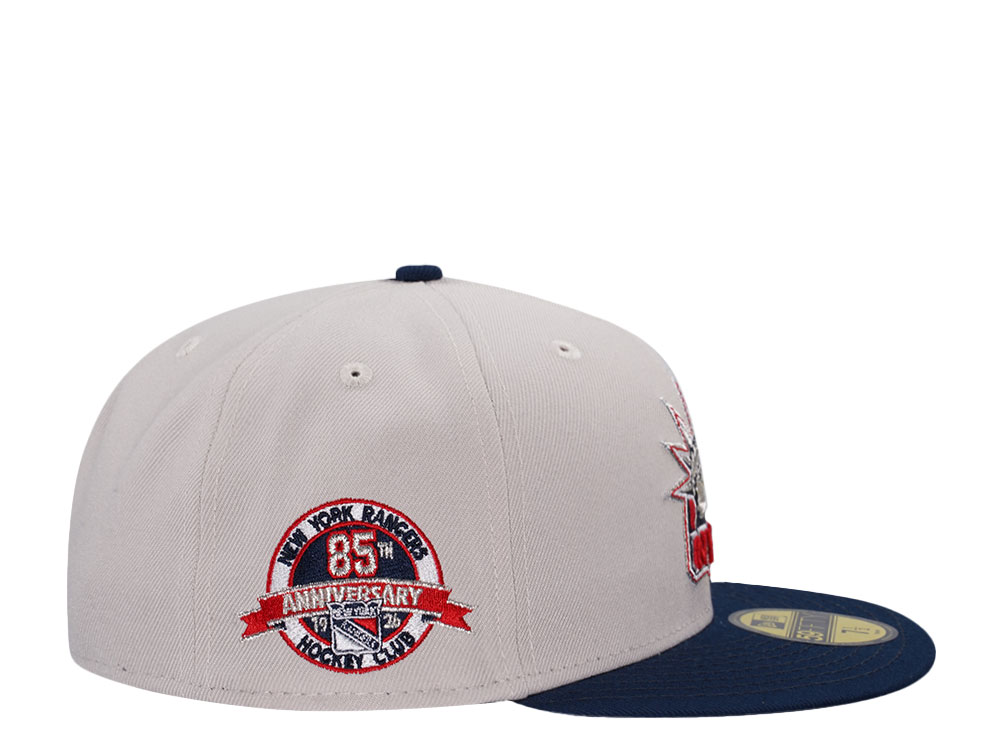 New Era New York Rangers 85th Anniversary Stone Two Tone Edition 59Fifty Fitted Cap