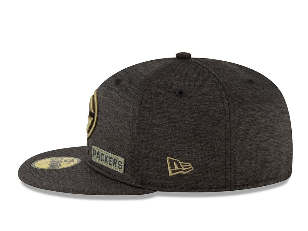 New Era Green Bay Packers Salute to Service 2020 Fitted 59Fifty Cap