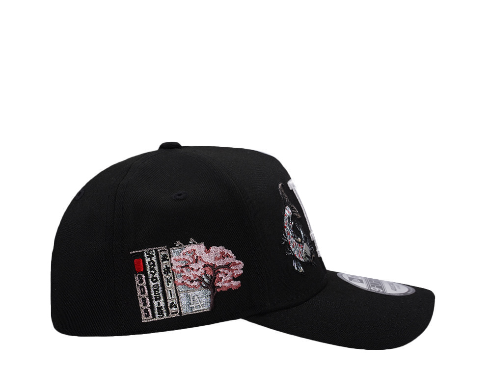 New Era Los Angeles Dodgers Tokyo Series Koi Black Prime Edition 9Forty A Frame Snapback Cap
