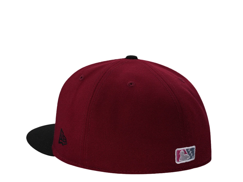 New Era El Paso Chihuahuas Card Red Two Tone Edition 59Fifty Fitted Cap