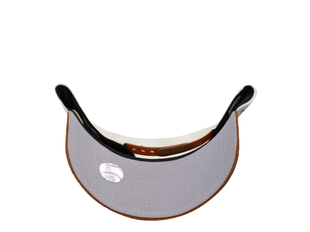 New Era San Diego Padres Chrome Copper Two Tone 9Forty A Frame Snapback Cap