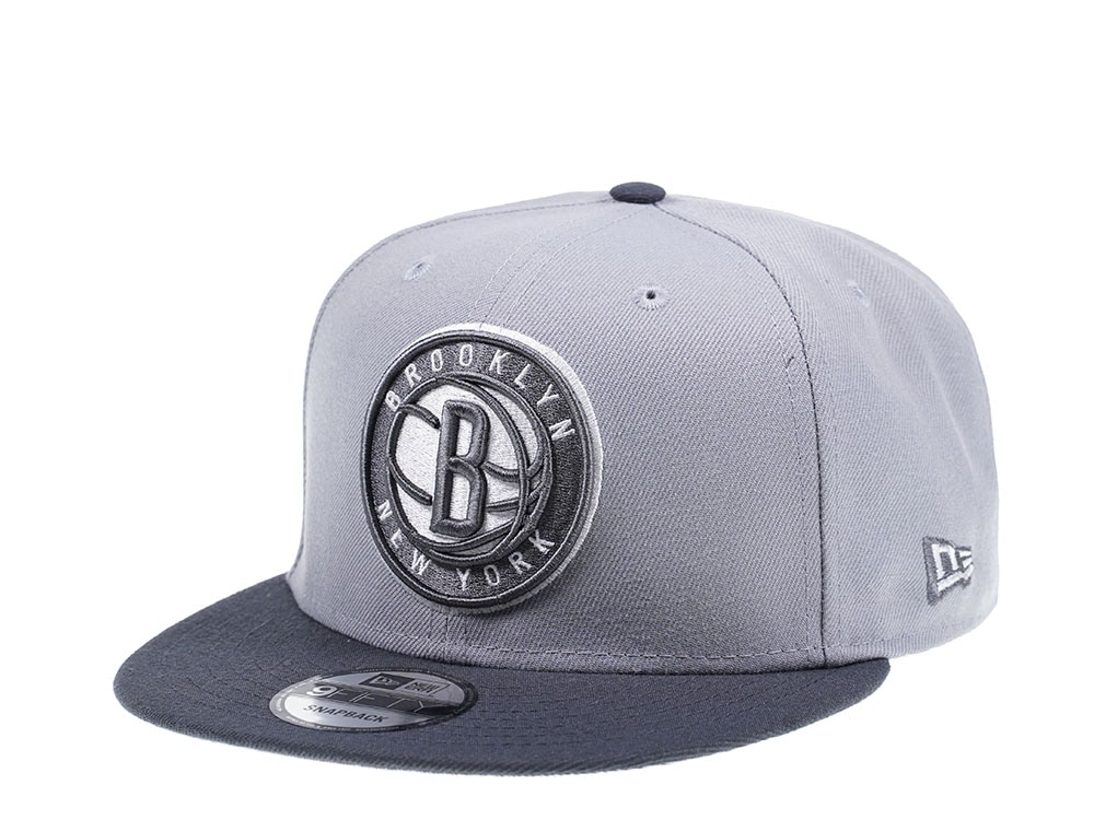 New Era Brooklyn Nets Graphite Heather Edition 9Fifty Snapback Cap