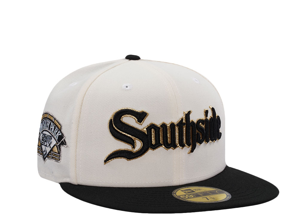 New Era Chicago White Sox Comiskey Park Chrome Two Tone Edition 59Fifty Fitted Cap