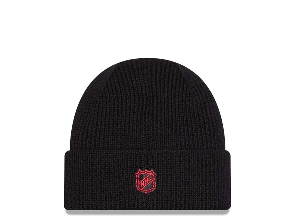 New Era Chicago Blackhawks Skull Knit Black Mütze