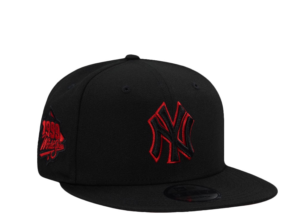 New Era New York Yankees World Series 1999 Black Red Edition 9Fifty Snapback Cap