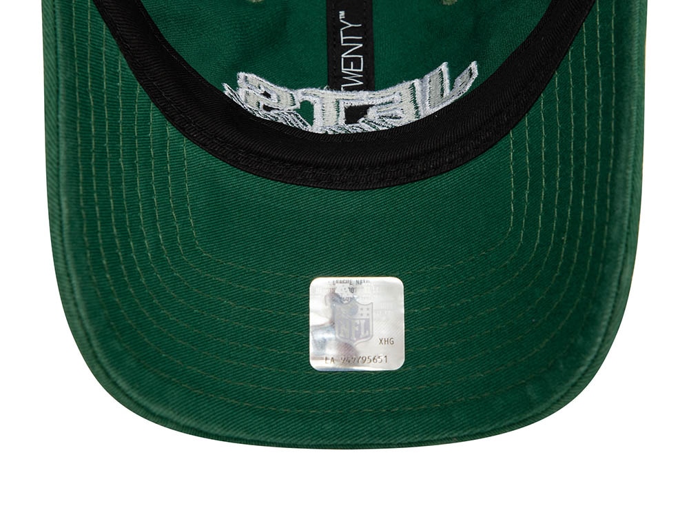 New Era New York Jets NFL Script Green 9Twenty Strapback Cap