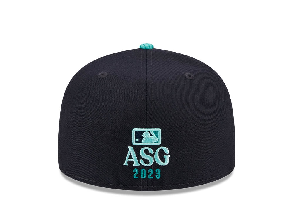 New Era Seattle Mariners All Star Game 2023 Topo E1 Two Tone Navy Edition 59Fifty Fitted Cap