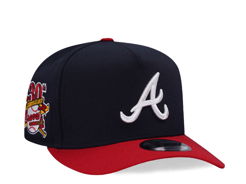 New Era Atlanta Braves 30th Anniversary Two Tone Edition 9Fifty A Frame Snapback Cap