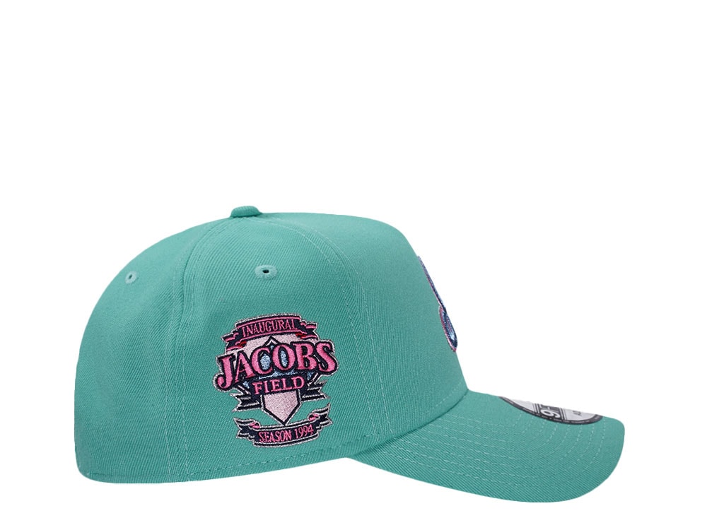 New Era Cleveland Indians Inaugural Season 1994 Candy Mint Prime Edition 9Forty A Frame Snapback Cap