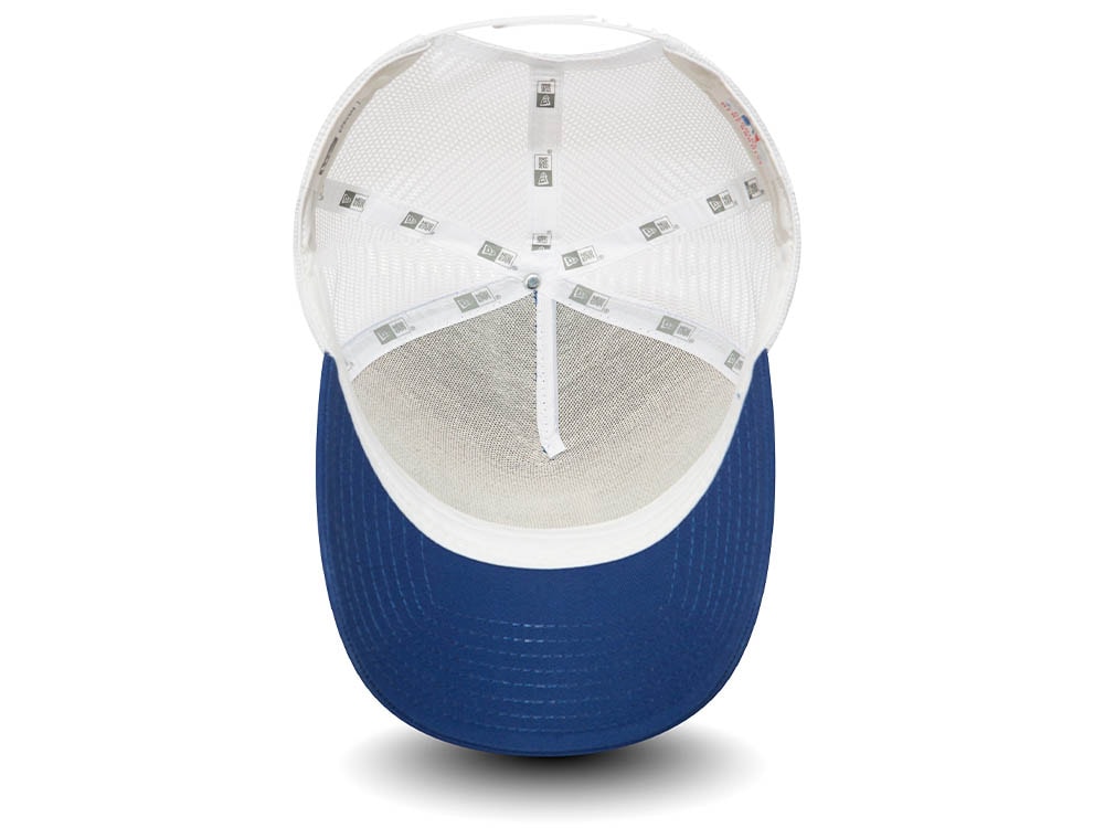 New Era Los Angeles Dodgers League Essential Blue 9Forty A Frame Trucker Snapback Cap