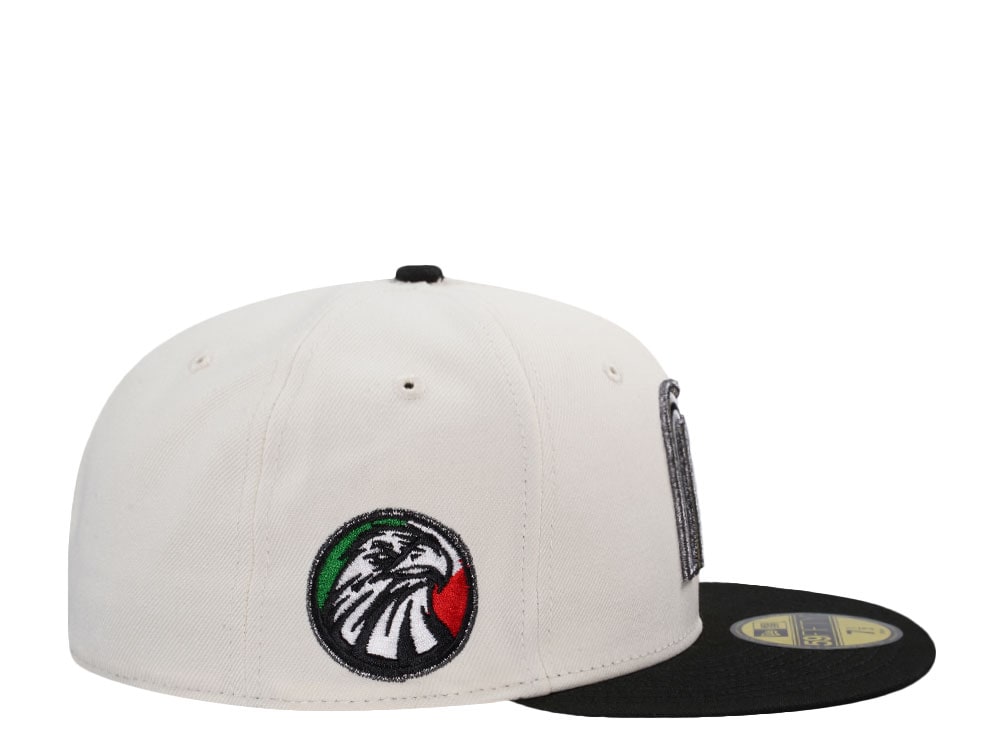New Era Mexico Metallic Chrome Two Tone Edition 59Fifty Fitted Cap