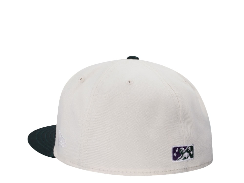 New Era New Orleans Zephyrs  Chrome Satin Brim Two Tone Edition 59Fifty Fitted Cap
