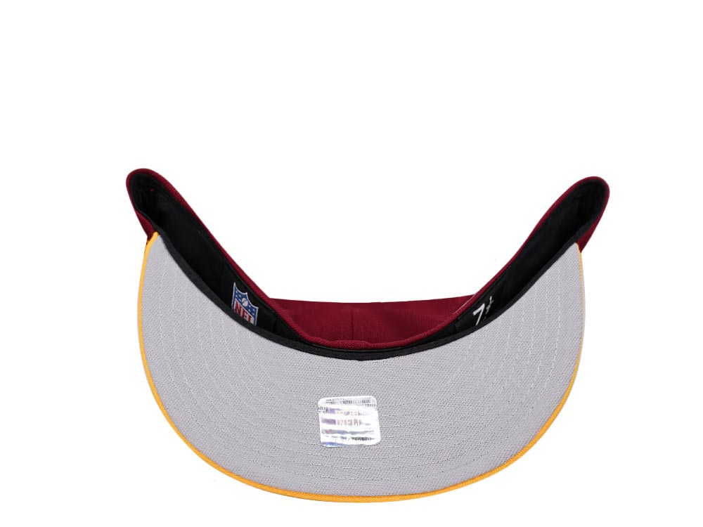 New Era Washington Football Team Maroon Gold Two Tone Edition 59Fifty Fitted Cap