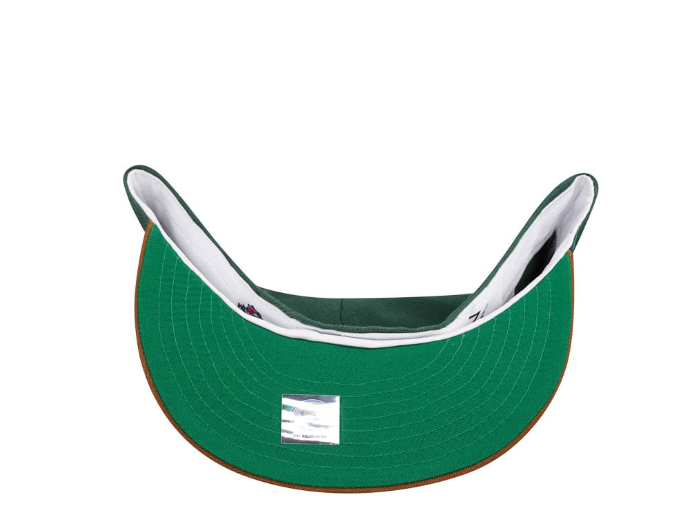 New Era Buffalo Bisons Green Copper Metallic Elite Two Tone Edition 59Fifty Fitted Cap