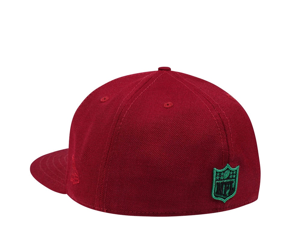 New Era Philadelphia Eagles Red Throwback Edition 59Fifty Fitted Cap