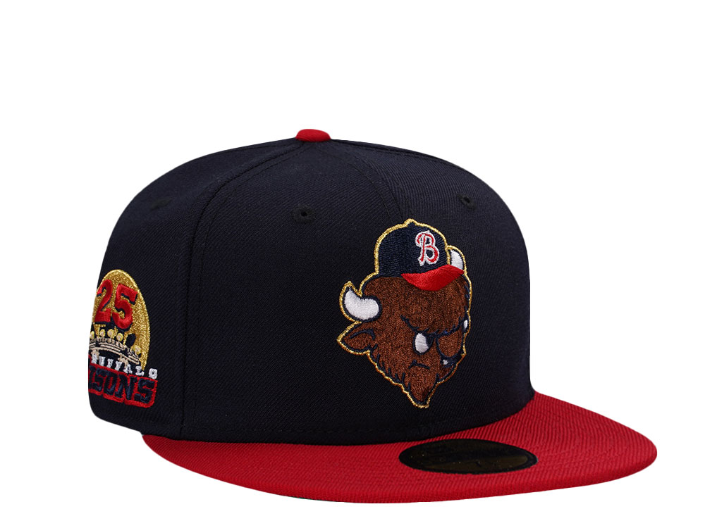 New Era Buffalo Bisons 25th Anniversary Two Tone Wool Prime Edition 59Fifty Fitted Cap