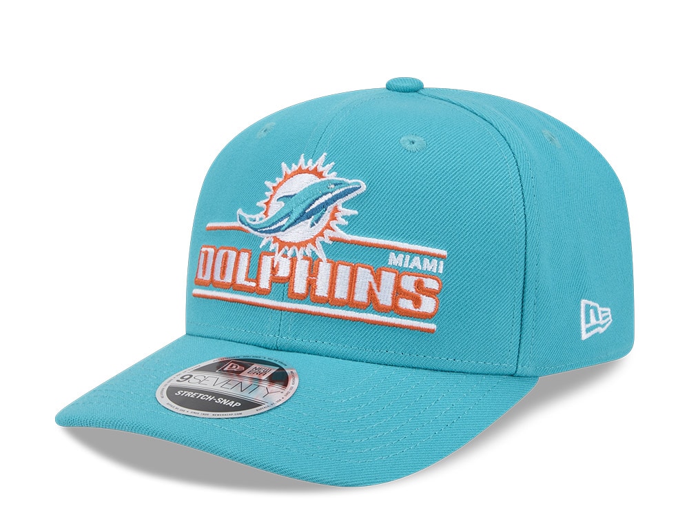 New Era Miami Dolphins Stated Edition 9Seventy Stretch Snapback Cap