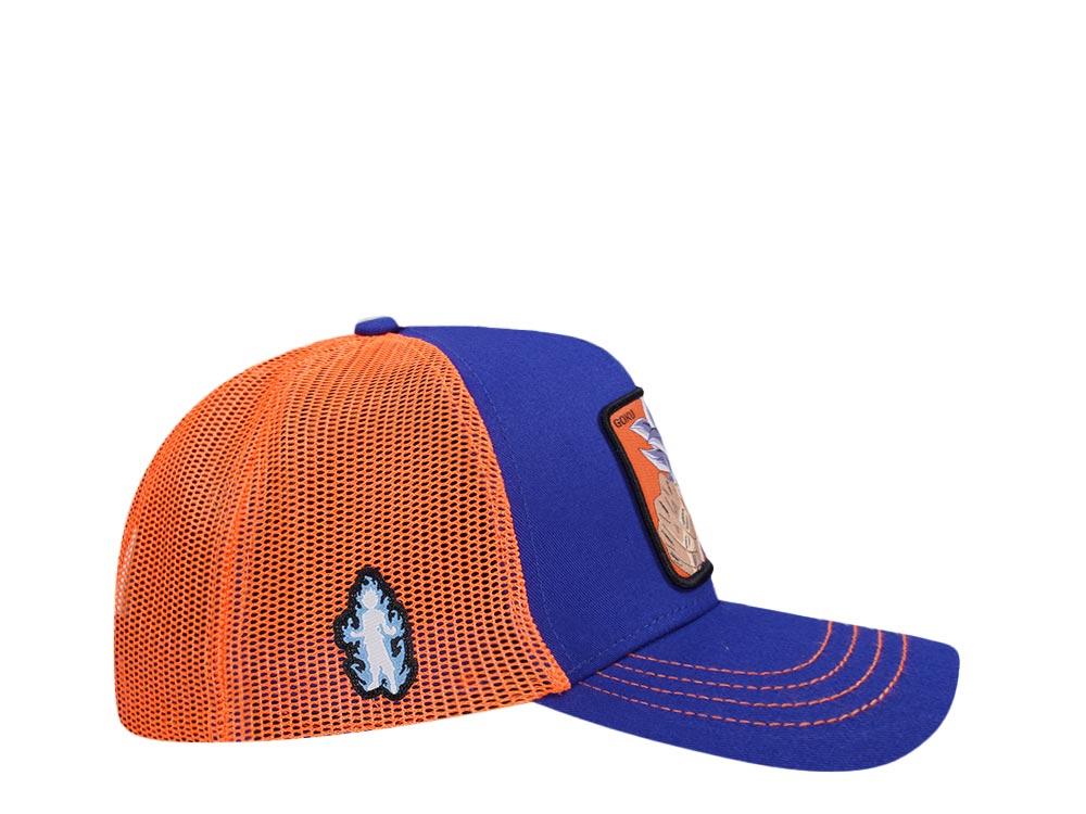 Capslab Dragon Ball Super Goku Blue/Orange Trucker Snapback Cap